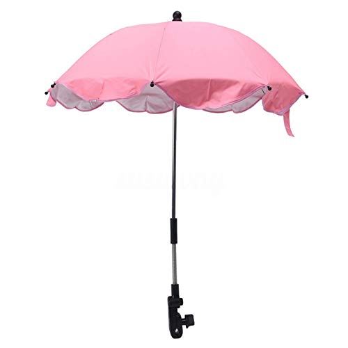 Puppen Regenschirm Sonnenschirm Stockschirm Schirm rosa 1220 