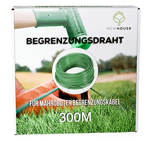 MOWHOUSE 300 m Begrenzungskabel Mähroboter - Universal Begrenzungsdraht für Rasenroboter - Rasenmähroboter Kabel Draht MOWHOUSE 300 m Begrenzungskabel Mähroboter - Universal Begrenzungsdraht für Rasenroboter - Rasenmähroboter Kabel Draht von MOWHOUSE