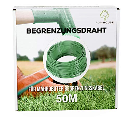 MOWHOUSE 50 m Begrenzungskabel Mähroboter - Universal Begrenzungsdraht für Rasenroboter - Rasenmähroboter Kabel Draht MOWHOUSE 50 m Begrenzungskabel Mähroboter - Universal Begrenzungsdraht für Rasenroboter - Rasenmähroboter Kabel Draht von MOWHOUSE