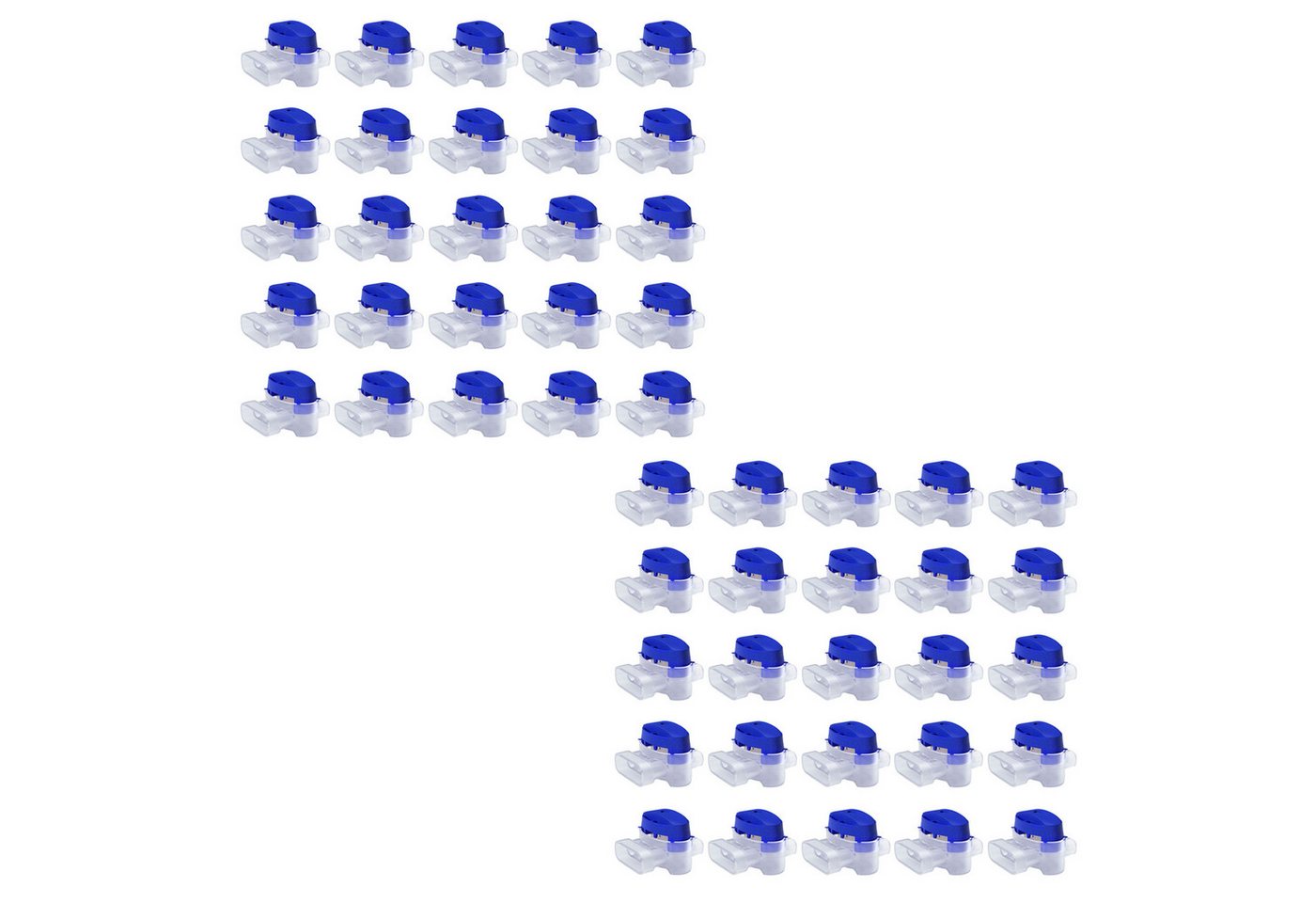 MOWHOUSE Kabelverbinder-Sortiment Gel Kabel Verbinder Mähroboter Anschlussklemmen, Set, 50-tlg., 50er, wasserdicht MOWHOUSE Kabelverbinder-Sortiment Gel Kabel Verbinder Mähroboter Anschlussklemmen, Set, 50-tlg., 50er, wasserdicht von MOWHOUSE