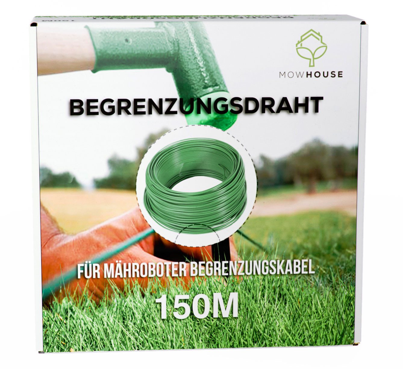 MOWHOUSE Mähroboter Begrenzungsdraht Rasenroboter Kabel Begrenzungskabel, (15000 cm) von MOWHOUSE