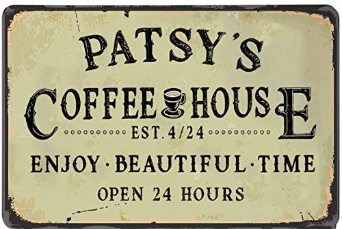 Kaffeehaus-Schilder, Dekoration, personalisierter Name, Kaffeehaus-Schilder für Kaffeebar, Dekoration, Café, Bar, Zubehör, Bauernhaus, Kaffee, Zuhause, Küche, Büro, Kaffee, Cornor, Wandkunst für Kaffeehaus-Schilder, Dekoration, personalisierter Name, Kaffeehaus-Schilder für Kaffeebar, Dekoration, Café, Bar, Zubehör, Bauernhaus, Kaffee, Zuhause, Küche, Büro, Kaffee, Cornor, Wandkunst für von MOWIPOWI