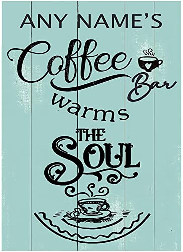 Personalisierte Kaffee-Schilder für Kaffeebar, Wanddekoration, Bauernhaus, Küche, Kaffee, Bar, Namensschilder Personalisierte Kaffee-Schilder für Kaffeebar, Wanddekoration, Bauernhaus, Küche, Kaffee, Bar, Namensschilder von MOWIPOWI