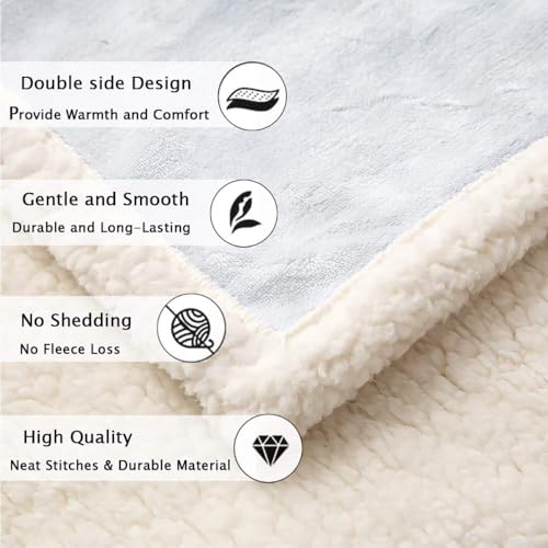 MOXINO 3D Pilz Sherpa Decke 130x150 cm Schmetterling Kuscheldecke Flauschig Microfiber Fleecedecke Weich und Warme Wohndecke Throw Blanket Sofadecke Couchdecke Tagesdecke（Muster 17-15） von MOXINO