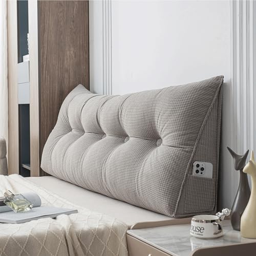 MOYIDUE Pillow Headboard Twin XL, Schlafsaal Bett Kopfteil – Mais-Samt-Kopfteil Kissen mit Reißverschluss, bequem für Schlafsaal/Schlafzimmer, einfache Installation und Entfernung MOYIDUE Pillow Headboard Twin XL, Schlafsaal Bett Kopfteil – Mais-Samt-Kopfteil Kissen mit Reißverschluss, bequem für Schlafsaal/Schlafzimmer, einfache Installation und Entfernung von MOYIDUE