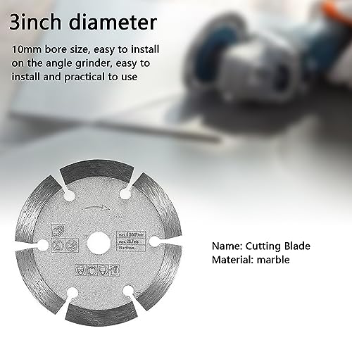 3 -Zoll -Dolomitschneidklinge 75 * 1,2 * 10 mm Schleifscheibenscheibenwinkel Sägeblade zum Schneiden von Fliesen Keramik Beton Marmor 3 -Zoll -Dolomitschneidklinge 75 * 1,2 * 10 mm Schleifscheibenscheibenwinkel Sägeblade zum Schneiden von Fliesen Keramik Beton Marmor von MOZUO