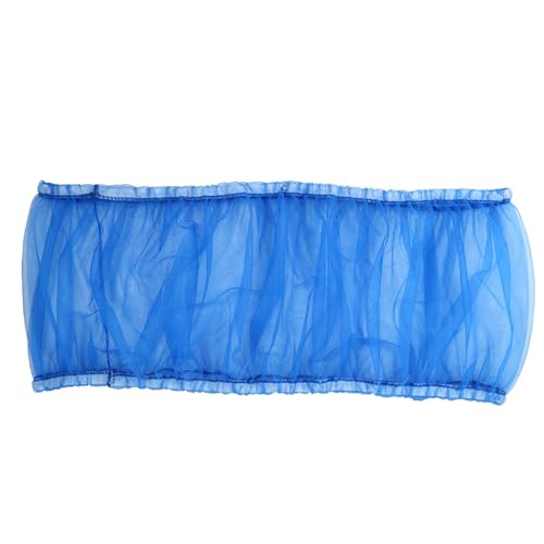 MOZUO 4Kolore große belüftete Nylon Vogelkäfigabdeckung Hülle Saatgut Fänger Haustierprodukte (Blue) von MOZUO