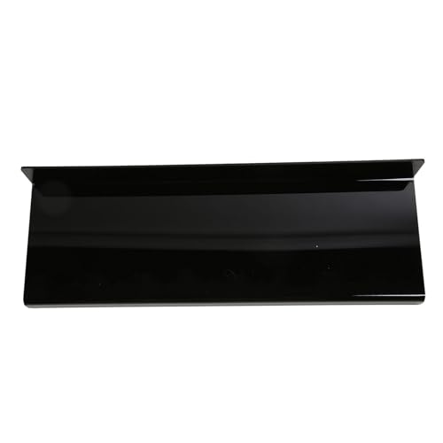 MOZUO Tastaturablage Acryl Geneigt Computer Tastaturständer Niedrige Vorderlippe Poliertes Finish Tastaturerhöhung Tastaturhalter Für Büro Schreibtisch Zuhause (Black) von MOZUO