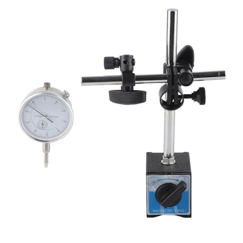 Mozuo British 0-1 "/ Perzentil 0‑5/10 mm Indikatorgenauigkeit 0,01 mm mit magnetischer Basis Mozuo British 0-1 "/ Perzentil 0‑5/10 mm Indikatorgenauigkeit 0,01 mm mit magnetischer Basis von MOZUO