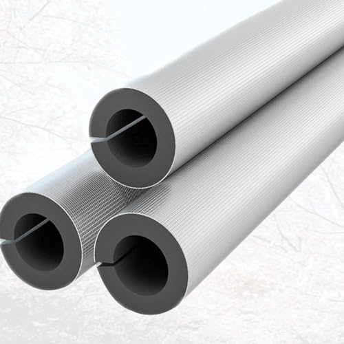 Außenbereich Rohrisolierung Aluminiumfolien Isolierschlauch 48mm 60mm 76mm 89mm 110mm Selbstklebende Isolierung Baumwolle ( Color : ID89mmxT20mmxL0.95m ) von MObyat