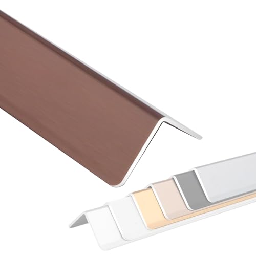 Kantenschutz Eckenschutz Ecken-Kantenschutzleiste Aluminium Schwere Eckenschutz Für Wand Eck-Schild Mit Starkem Klebstoff, Von Farbsplittern, Tapetenrissen Und Fingerabdrücken(Rose Gold,Length 150cm/5 von MObyat