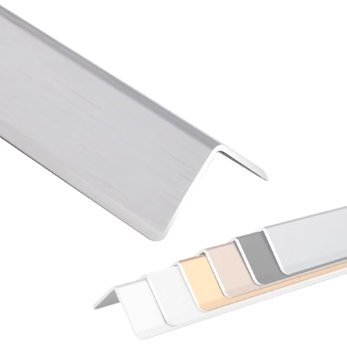 Kantenschutz Eckenschutz Ecken-Kantenschutzleiste Aluminium Schwere Eckenschutz Für Wand Eck-Schild Mit Starkem Klebstoff, Von Farbsplittern, Tapetenrissen Und Fingerabdrücken(Silver,Length 100cm/39.4 von MObyat