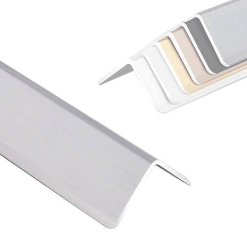 Kantenschutz Eckenschutz Kantenschutz-Leiste Für Home & Office Wand, 28 35 43 51 59 Zoll Lang Wasserdicht L-Form Eckenschutz Für Wand Eck-Schild, Eckverkleidung/ Anti-Kollisions-Streifen(Silver,Length von MObyat