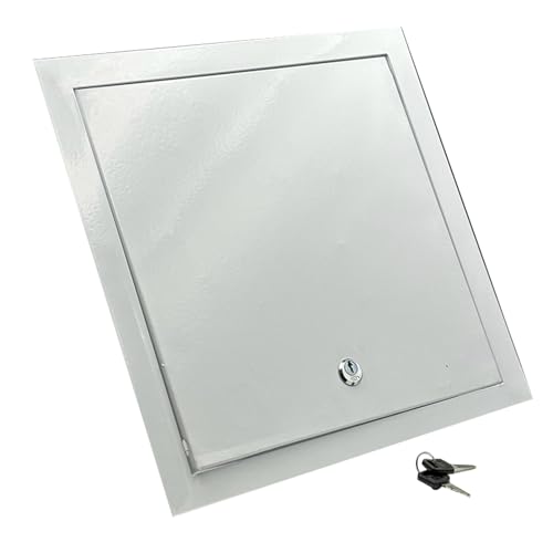 Revisionstür Revisionsklappe Abschließbare Revisionsklappe Für Keller/Wand, Aluminium Dachboden Lukenklappe/Sanitär/Schalttafelabdeckung, Rostfrei Und Einfach Zu Installieren Wandlochabdeckung(Inne von MObyat