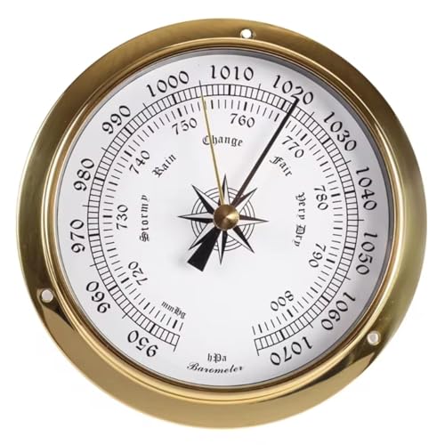 MPFJPNXN Barometer, Barometer für den Innenbereich, Barometer für die Hauswand, 115 mm, analoge Wetterstation, Zifferblatt-Typ-Barometer, Außenbarometer, Wetterbarometer, für Zuhause, Innenbereich, MPFJPNXN Barometer, Barometer für den Innenbereich, Barometer für die Hauswand, 115 mm, analoge Wetterstation, Zifferblatt-Typ-Barometer, Außenbarometer, Wetterbarometer, für Zuhause, Innenbereich, von MPFJPNXN