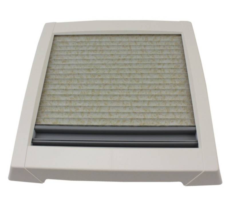 MPK Dachfenster Innenrahmen für MPK Dachluke 28 x 28 cm mit Doppelplissee von MPK