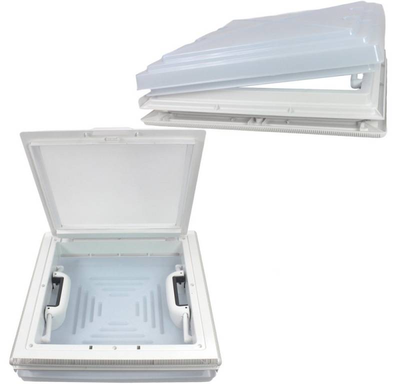 MPK Dachfenster MPK 42 Dachfenster Dachhaube 40 x 40 cm Wohnmobil Caravan signalweiß von MPK