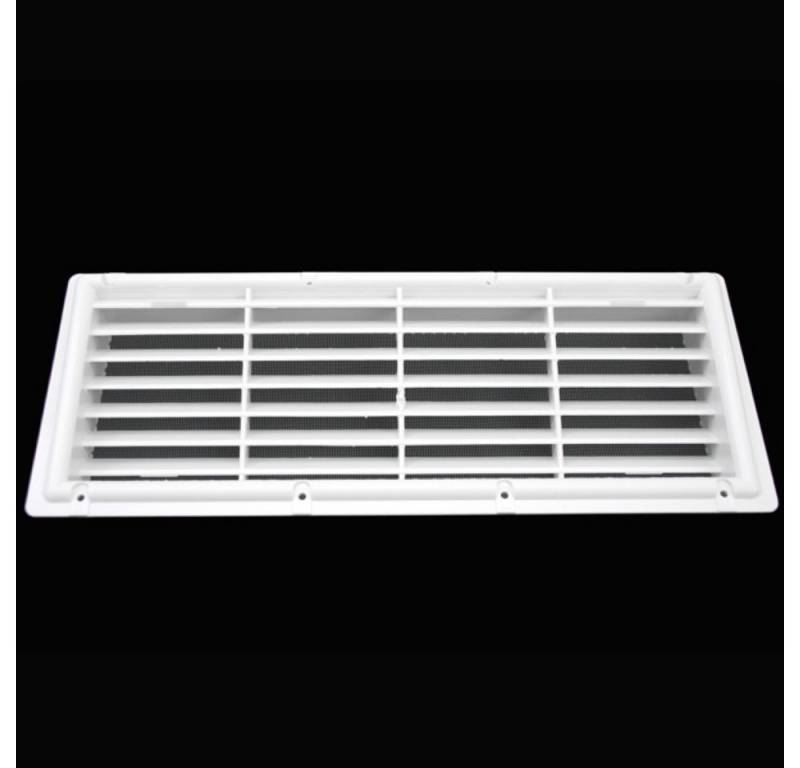 MPK Lüftungsgitter Kühlschrank Wohnwagen Wohnmobil Caravan Boot 374 x 148 mm mit Netz von MPK