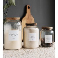 Akazienholz Deckel Gläser Imani Vorratsdosen von MPKitchenware