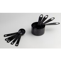 Personalisierte Schwarze Edelstahl Messbecher Und Löffel Set Personalisierte Schwarze Edelstahl Messbecher Und Löffel Set von MPKitchenware