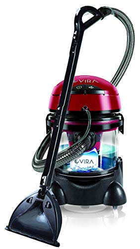 MPM, Beutellos, Ohne Tasche, MOD-22 Polster, Auto, Teppich, Matratze, Nass- und Trockenstaubsauger, 10-Liter-Abfalltank, 4,5-Liter-Waschmitteltank, 2400W, Red von MPM