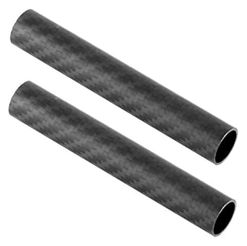 3K Kohlefaserrohr for Drone DIY Quadcopter Rahmen Arm Fahrwerk Rc Auto Drone Kit Matte Oberfläche Twill 2PCS(14mmx10mmx500mm) von MPMPM