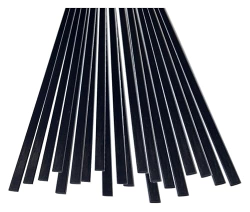 500 mm Kohlefaserrohr, beide 3K-Rollen gewickelt, Twill, glänzende Oberfläche (2 Stück)(29x26mm) von MPMPM