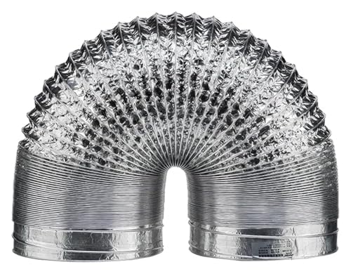 Flexibles Rohr 80/100/120/150/200 mm verschlüsseltes Aluminiumfolien-Lüftungsrohr skalierbares Rauchrohr Küchenauslass Badezimmer-Abluftventilatorschlauch(120mm) von MPMPM