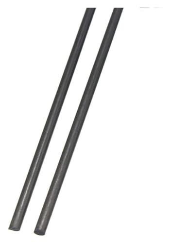 Kohlefaserstäbe for RC-Flugzeug-DIY-Werkzeug, Flügelrohr, Quadcopter-Arm (2 Stück)(18mm) von MPMPM