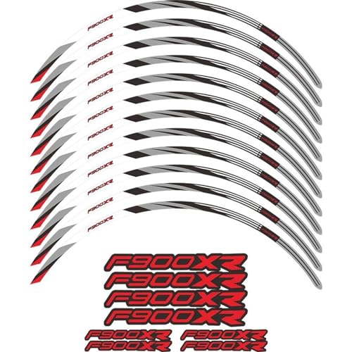 MPODYTSF Aufkleber für Motorrad Für BMW F900 XR F900XR 2020 2021-2023 Motorradzubehör Radaufkleber Felgenaufkleber Aufkleber(Grigio) von MPODYTSF