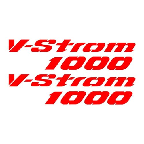 MPODYTSF Aufkleber für Motorrad Für Suzuki V-Strom 1000 DL1000 2002 2003 2004 2005 2006 2007 2008 2009 2010 2011-2021 Motorrad Aufkleber Zubehör Aufkleber(Rosso) von MPODYTSF