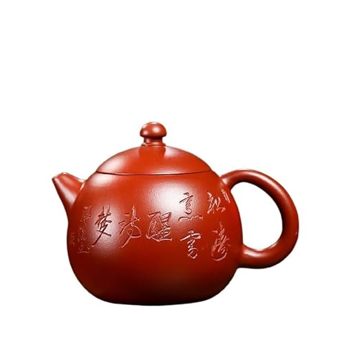 Kräuterteekanne 220ml Lila Ton Teekannen Handgemachte Topf Roher Erz Schlamm Wasserkocher Mit Brühgruppe Zisha Tee Set Lose Tee Teekanne Loses Blatt Tee Steiler von MPOPO
