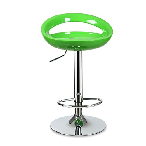 MPOPO Inselstühle Moderner Barstuhl mit hohler Rückenlehne Hebestuhl Home Wohnzimmer Küche Esszimmer Dekoration Hoher Hocker Drehstuhl Barstuhl Arbeitsstuhl(G) von MPOPO