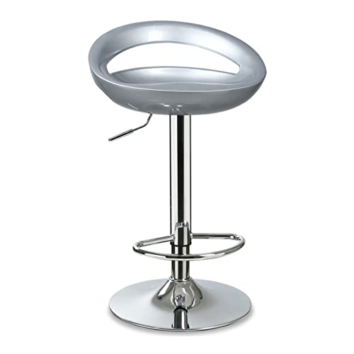 MPOPO Inselstühle Moderner Barstuhl mit hohler Rückenlehne Hebestuhl Home Wohnzimmer Küche Esszimmer Dekoration Hoher Hocker Drehstuhl Barstuhl Arbeitsstuhl (F) von MPOPO