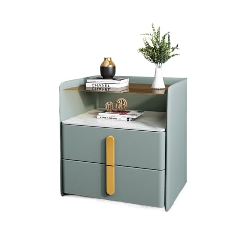 MPOPO Nachttisch Nachttisch, Moderner, Einfacher Schiefer-Schlafzimmer-Nachttisch Beistelltische Wohnzimmer(02) von MPOPO