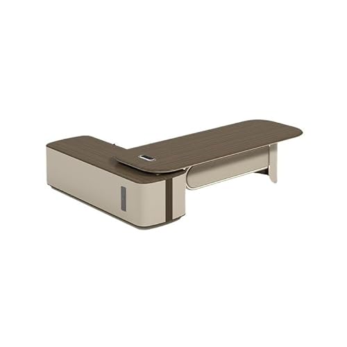 MPOPO PC-Schreibtisch Moderner Schreibtisch für Präsident, großer Schreibtisch für Büro, Schreibtisch für Manager Arbeitstisch (2 m) von MPOPO