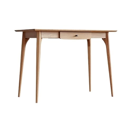 PC-Schreibtisch Massivholz-Schreibtisch Nordic Einfacher Lerntisch für zu Hause Kleine Wohnung Eiche Studio Bürotisch Teetisch für Wohnzimmer Arbeitstisch(1200* von MPOPO