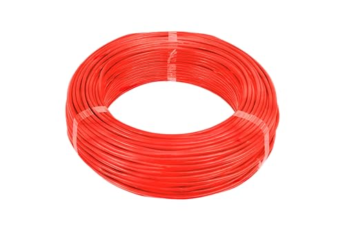 H07V-K Verdrahtungsleitung 1,0mm² rot - 10 Meter - feindrähtig Litze Kabel Leitung 1.0mm² 1 mm2 H05V-K Einzelader Fahrzeugleitung Schaltschrank Verteiler flexibel von MPS-Contact