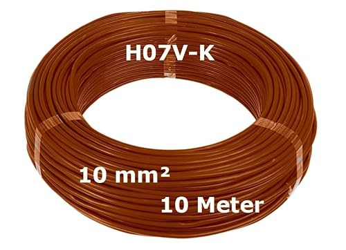 H07V-K Verdrahtungsleitung 10mm² Braun - 10 Meter - feindrähtig Litze Kabel Leitung 10mm² 10mm2 H07V-K Verdrahtungsleitung 10mm² Braun - 10 Meter - feindrähtig Litze Kabel Leitung 10mm² 10mm2 von MPS-Contact