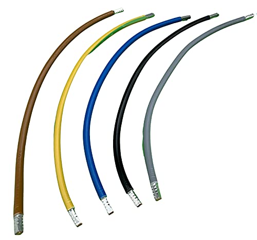 MPS-Contact Verdrahtungsbrücken H07V-K flexibel 125mm-1000mm schwarz, blau, grün, gelb, grau, braun 6mm² & 10mm² von MPS-Contact