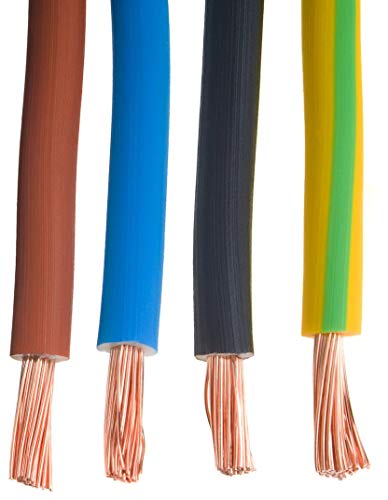 MicroParts Verdrahtungsleitung H07V-K 6mm² PVC Einzelader feindrähtig - ***Meterware*** schwarz braun glau gelb grün (lila/violett) von MPS-Contact