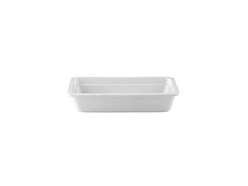 Porzellan-Pflanzteller GASTRONORM 1/3 weiß 32,5 x 17,5 x 5,5 cm von MPS SRL