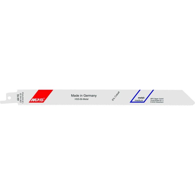 MPS Säbelsägeblatt Profi-Line für Metalle Rohre Bleche 230mm lang - 5 Stück von MPS Sägen GmbH