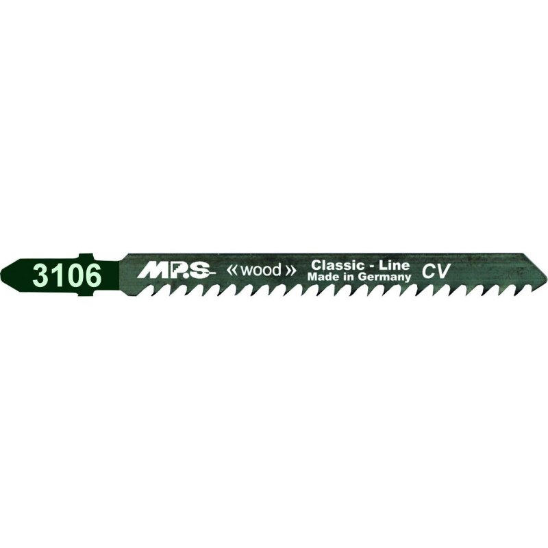 MPS Stichsägeblatt Classic-Line gerade grobe schnelle Schnitte in Holz bis 50mm - 5 Stück von MPS Sägen GmbH