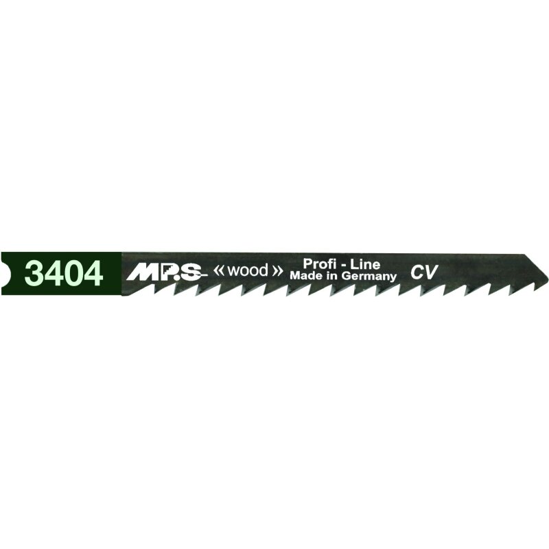 MPS Stichsägeblatt Profi-Line U-Schaft gerade grobe schnelle Schnitte in Holz bis 50mm - 5 Stück von MPS Sägen GmbH