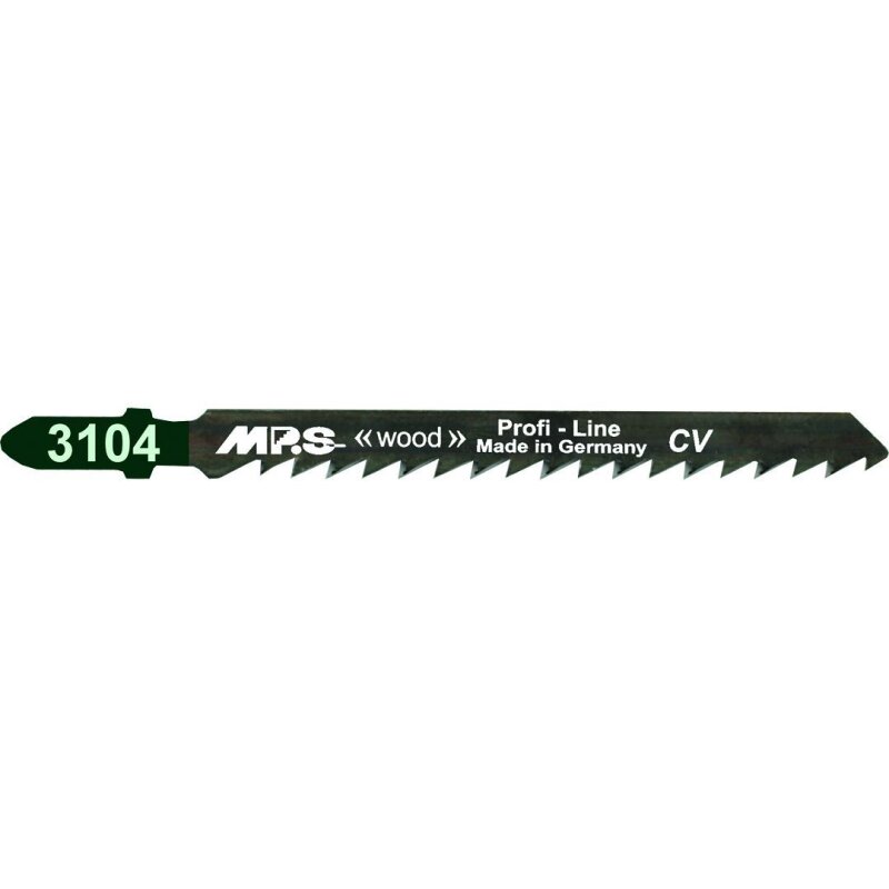 MPS Stichsägeblatt Profi-Line gerade grobe schnelle Schnitte in Holz bis 50mm - 5 Stück von MPS Sägen GmbH