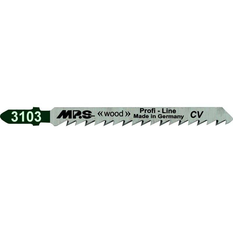 MPS Stichsägeblatt Profi-Line gerade sehr schnelle Schnitte in Holz bis 45mm - 5 Stück von MPS Sägen GmbH