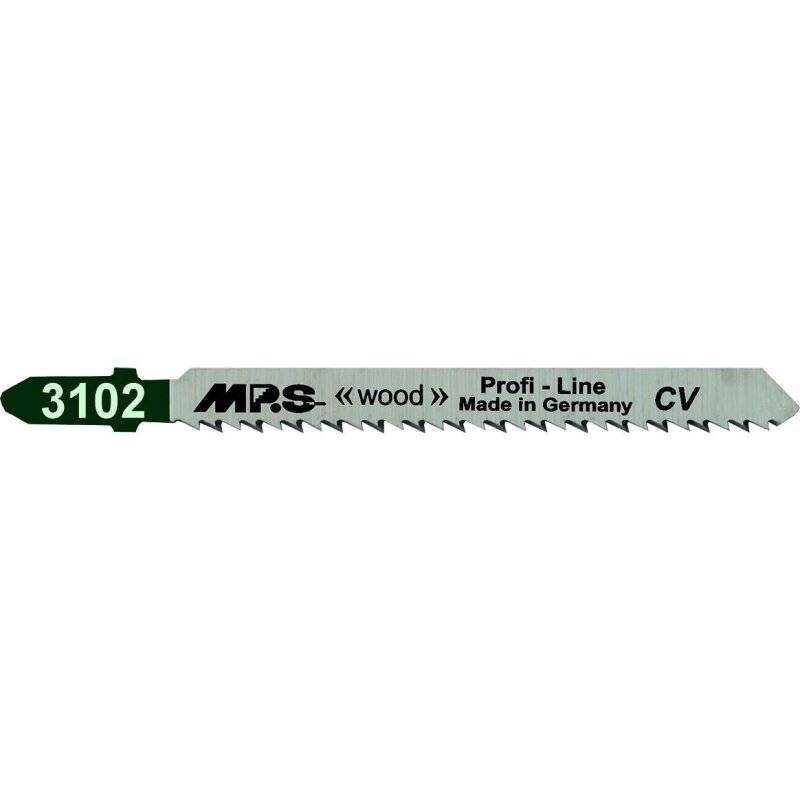 MPS Stichsägeblatt Profi-Line mit umgekehrter Zahnung Holz bis 30mm - 5 Stück von MPS Sägen GmbH
