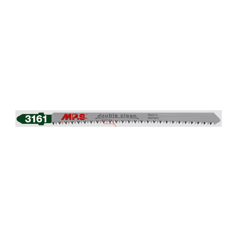 MPS Stichsägeblatt double-clean Profi-Line saubere splitterfreie Schnitte in Holz - 5 Stück von MPS Sägen GmbH
