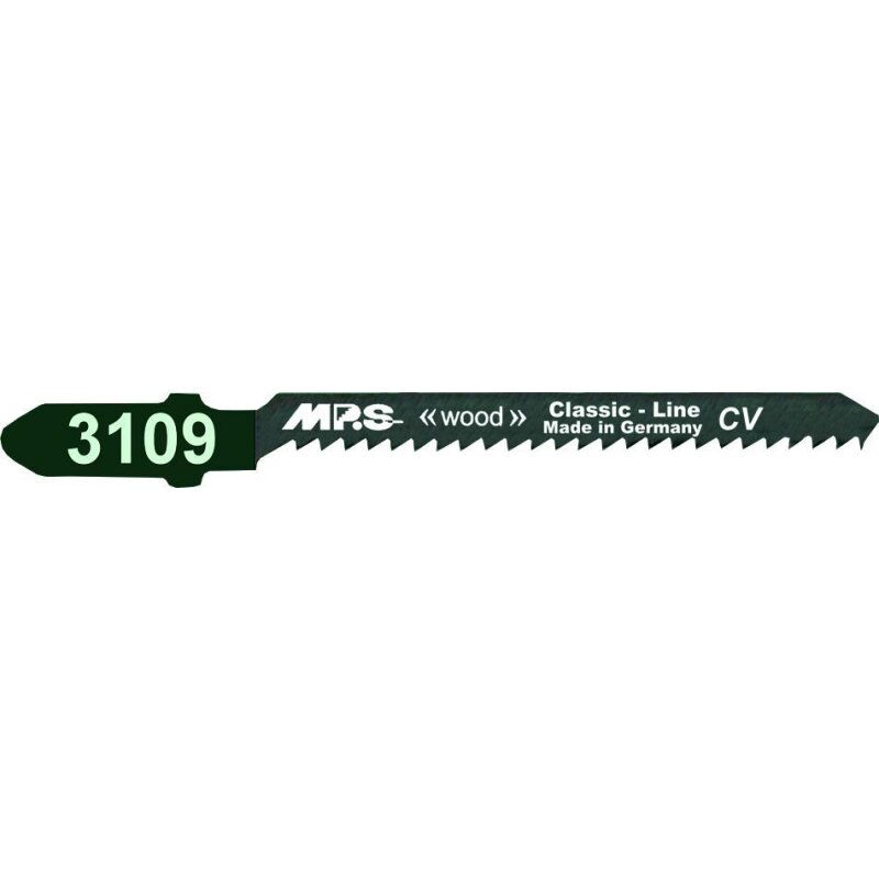 MPS kurzes Stichsägeblatt Classic-Line feine Kurvenschnitte in Holz bis 15mm - 5 Stück von MPS Sägen GmbH